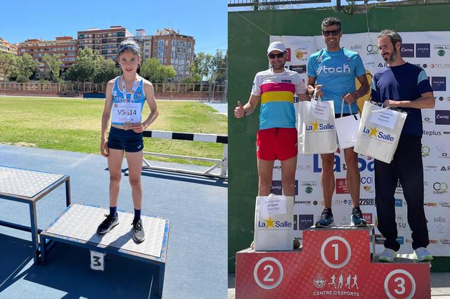 Oro y bronce para Xavi Verdú y Lia Asensio en Alcoy y València