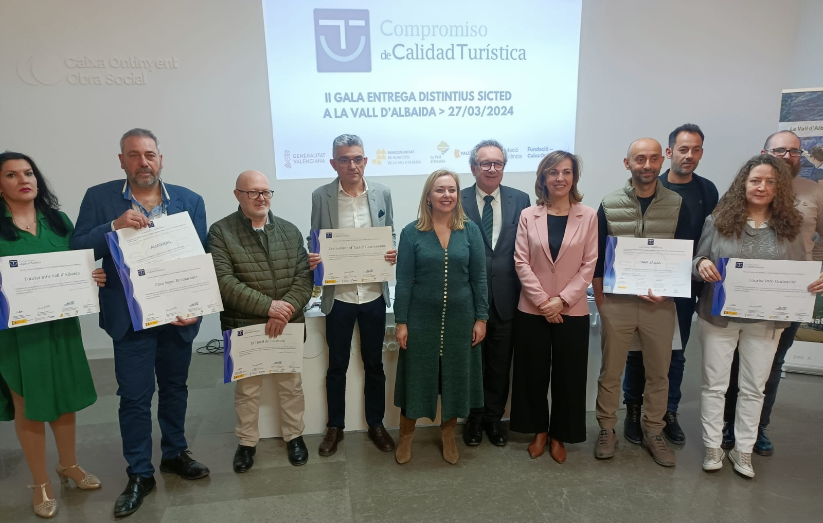 Entrega de los premios