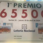 La Lotería Nacional deja 30.000 euros en Bocairent   
