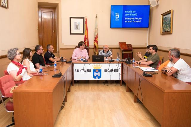 Bocairent se coordina para atender las emergencias en caso de incendio 