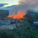 Incendio en la planta de biogás de Llutxent