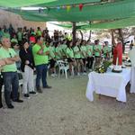 La romeria a Sant Esteve d'Ontinyent reunix a 400 assistents