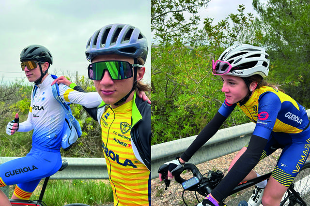 Tres deportistas del Club Ciclista Ontinyent, seleccionados para el Campeonato de España Escolar