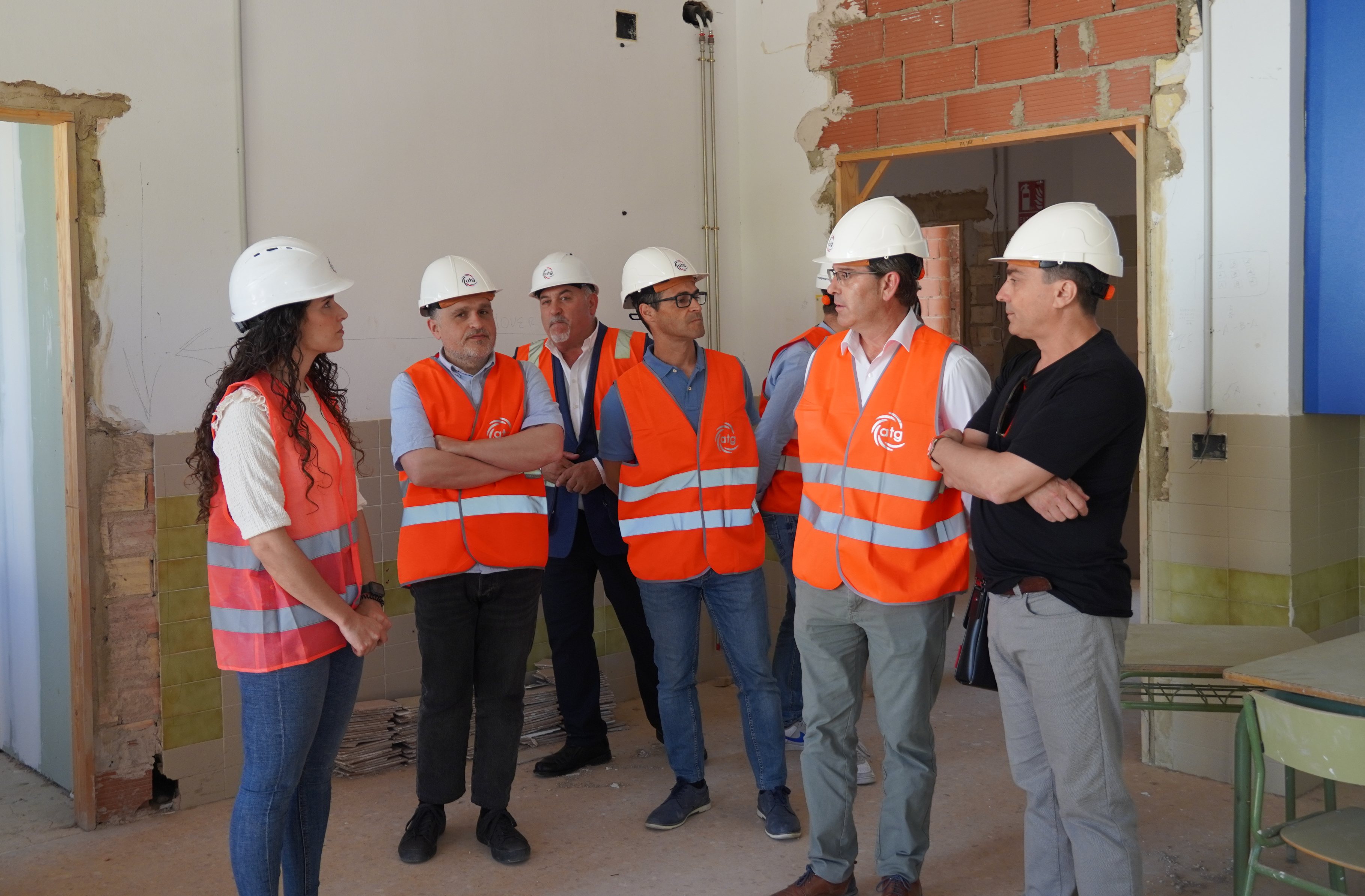 Visita a les obres del CEIP Martínez Valls