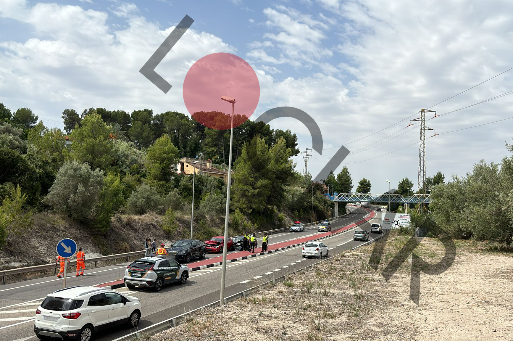 Imatge de l'accident. Autor: LOCLAR