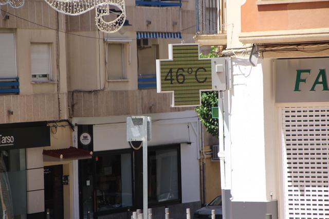 Ontinyent, de nou entre les ciutats amb temperatures més altes