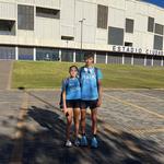 Ferran Reig y Júlia Baldó, en el Campeonato de España sub18