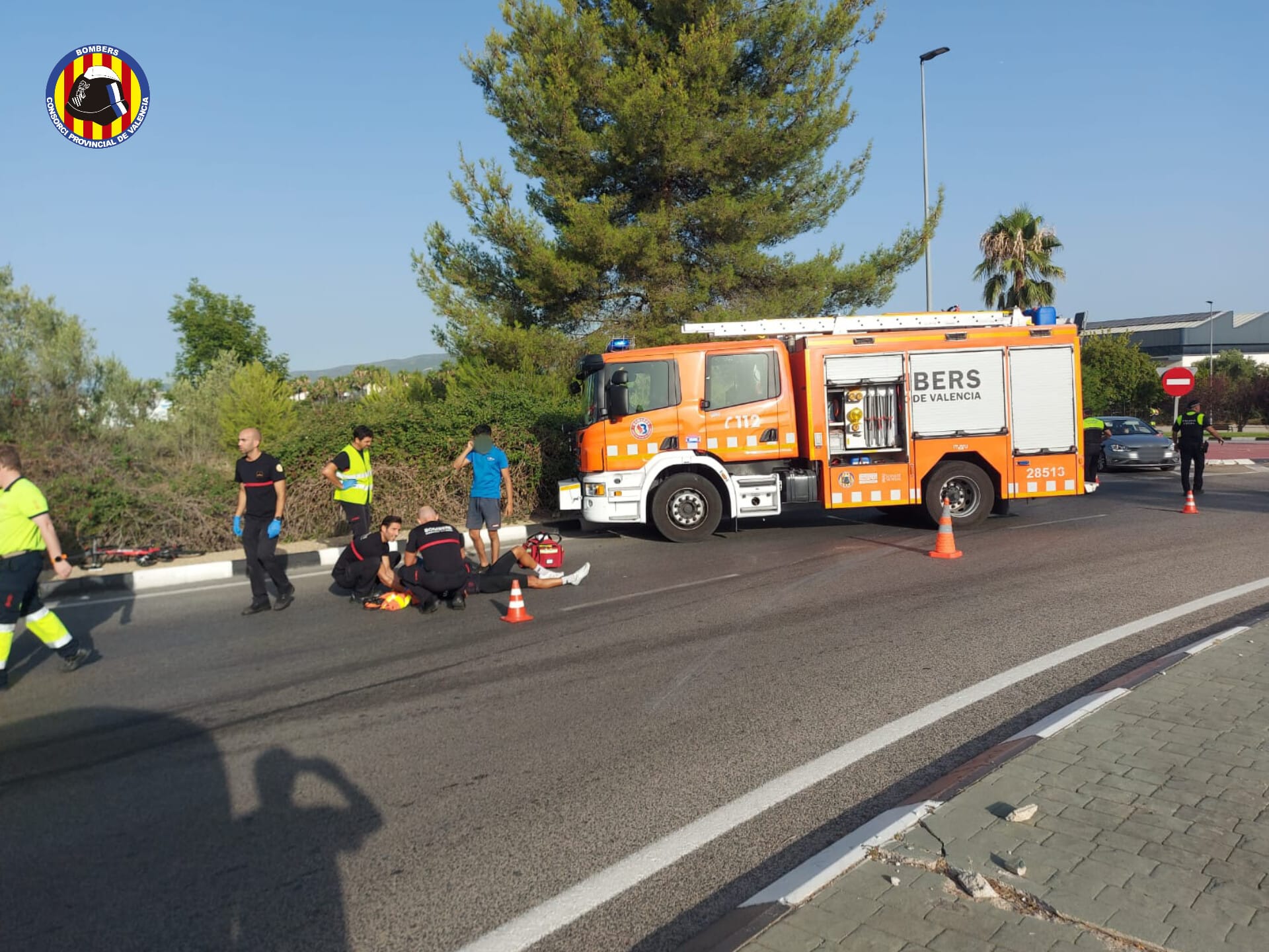 Accident en la CV81 en Ontinyent