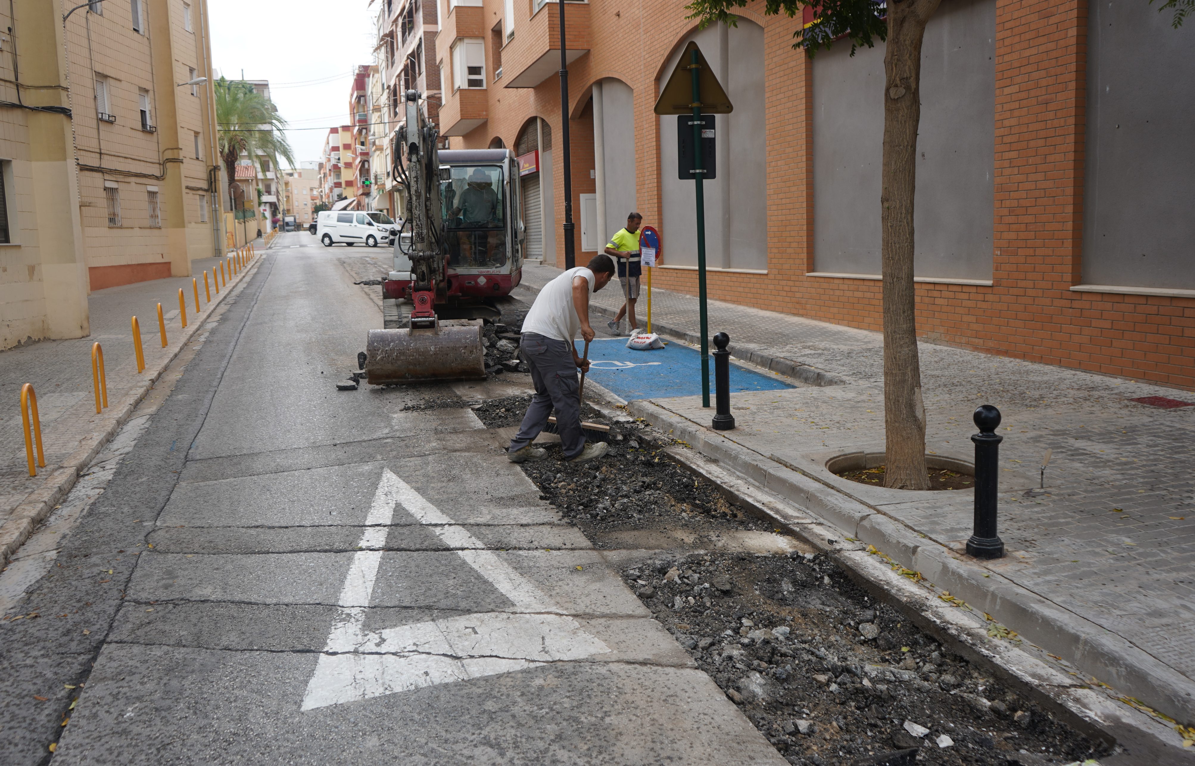 Obras al carrer Joan XXIII, Ontinyent