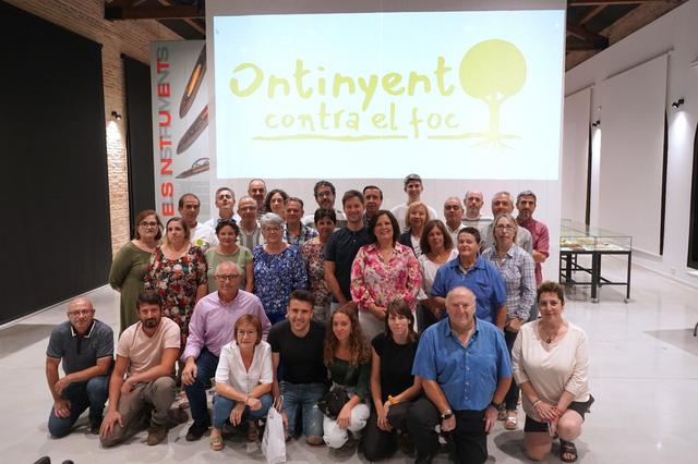 Homenajean a los voluntarios de 'Ontinyent contra el foc'