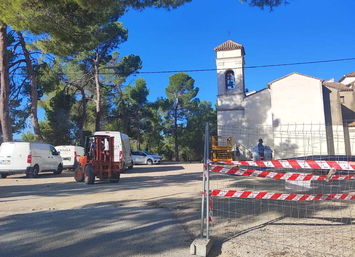 Inici de les obres, hui dilluns, a Santa Ana