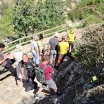 Rescatan con un helicóptero a una mujer en Bocairent