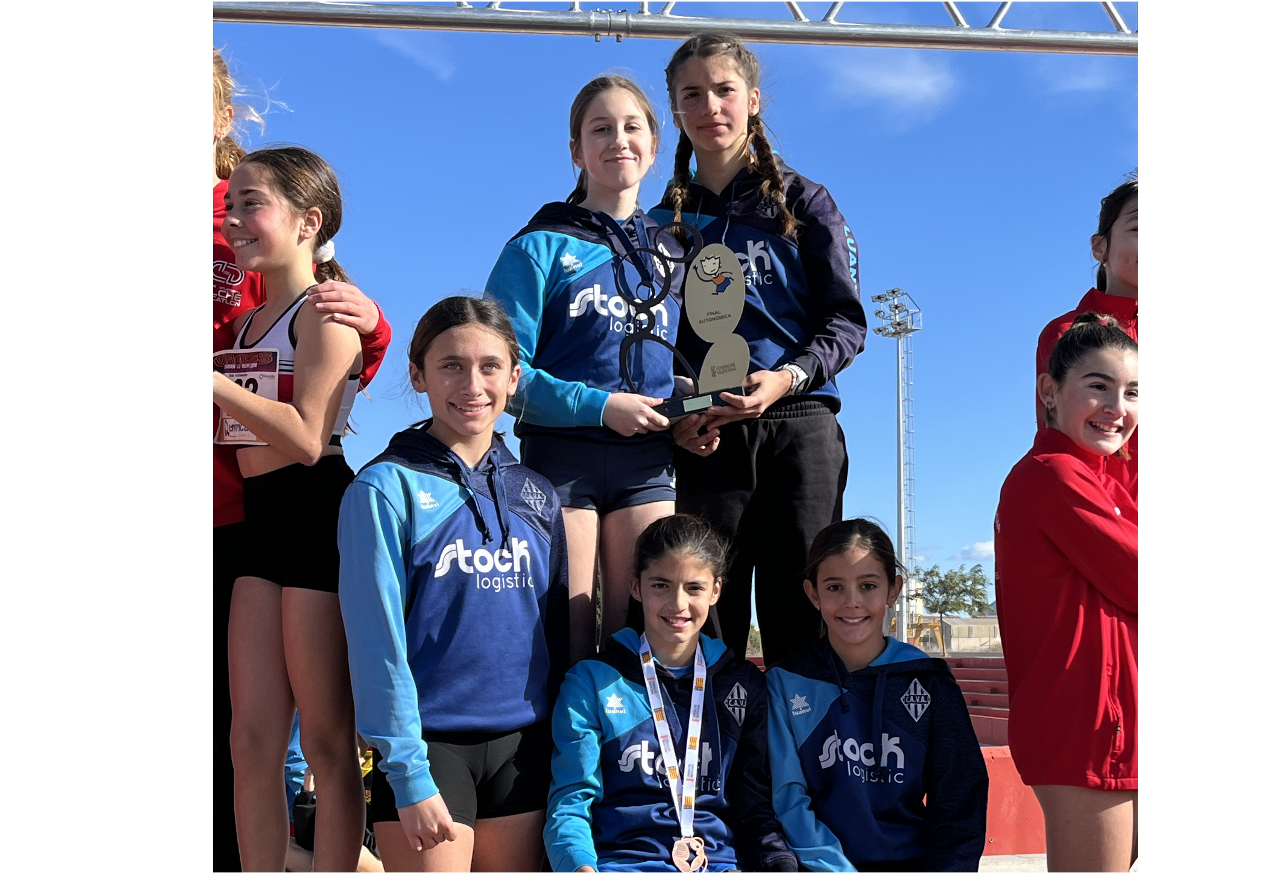 Las atletas del CAVAOntinyent