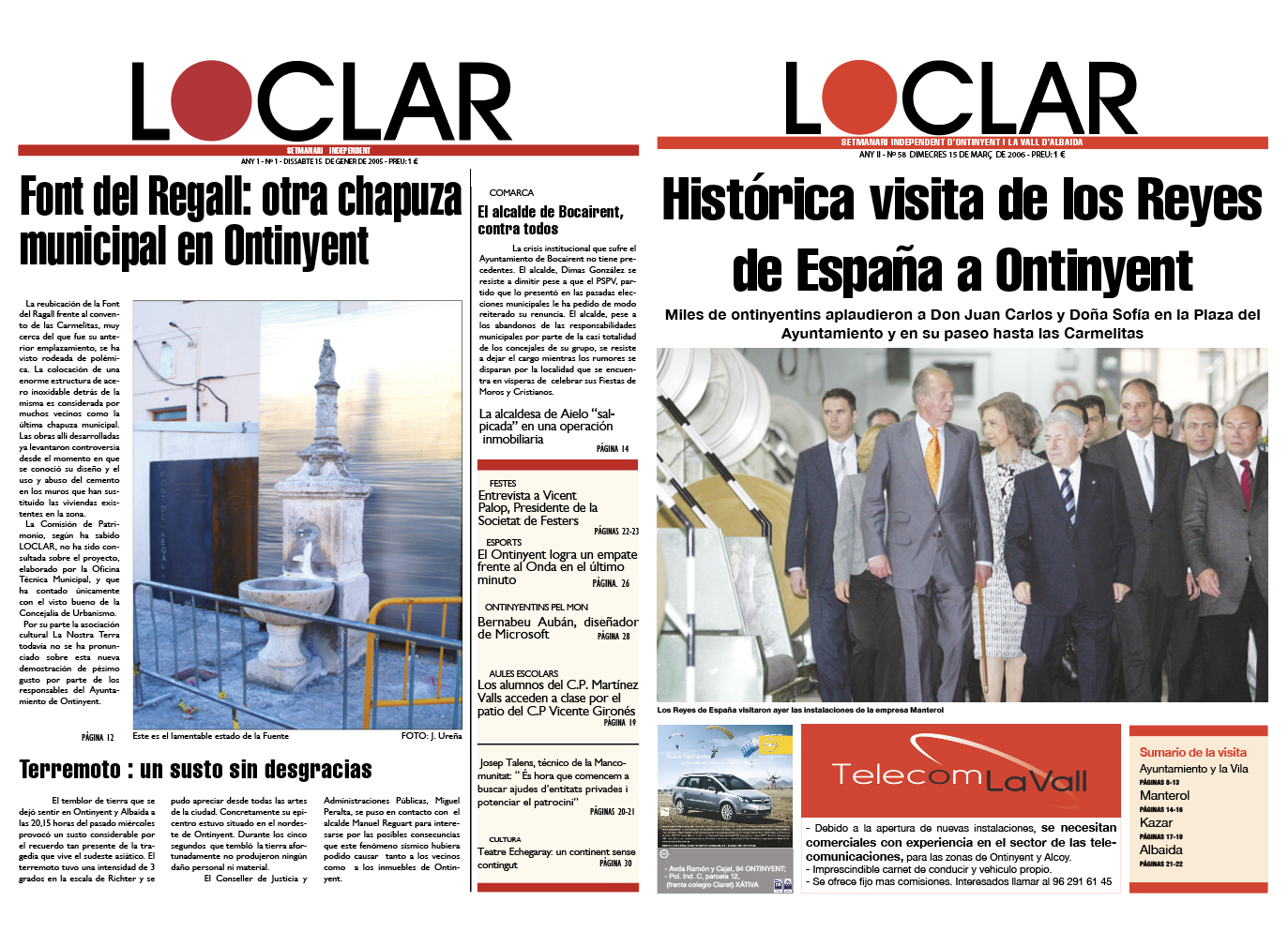 Portades de LOCLAR