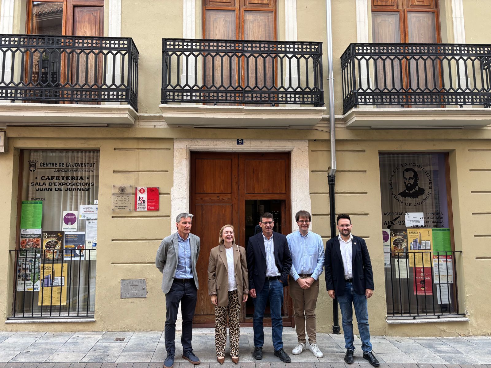 Javier Cabedo, Natalia Enguix, Jorge Rodríguez, Xavi Molina y Ramón Vidal