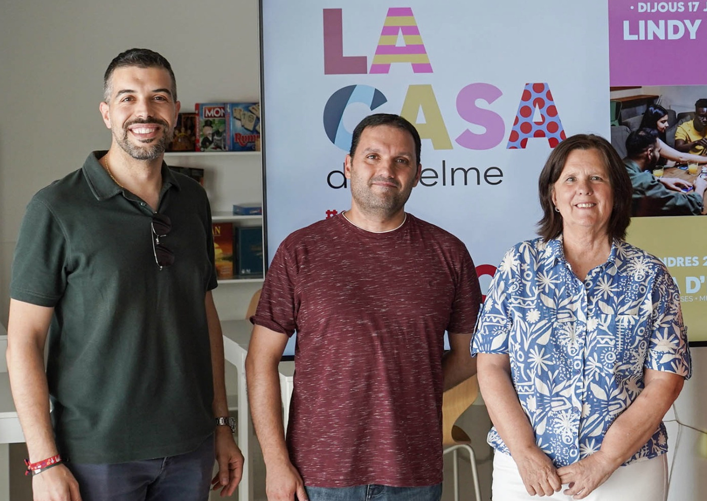 Andrés Navalón, Dani Pérez y Sayo Gandía