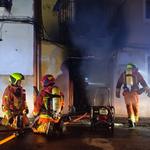 Incendi en la Cantereria d'Ontinyent