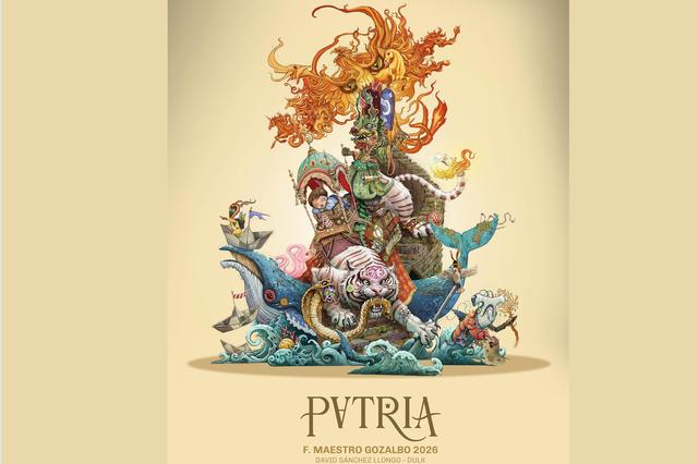 "Patria", el diseño de Dulk para la falla Maestro Gozalbo