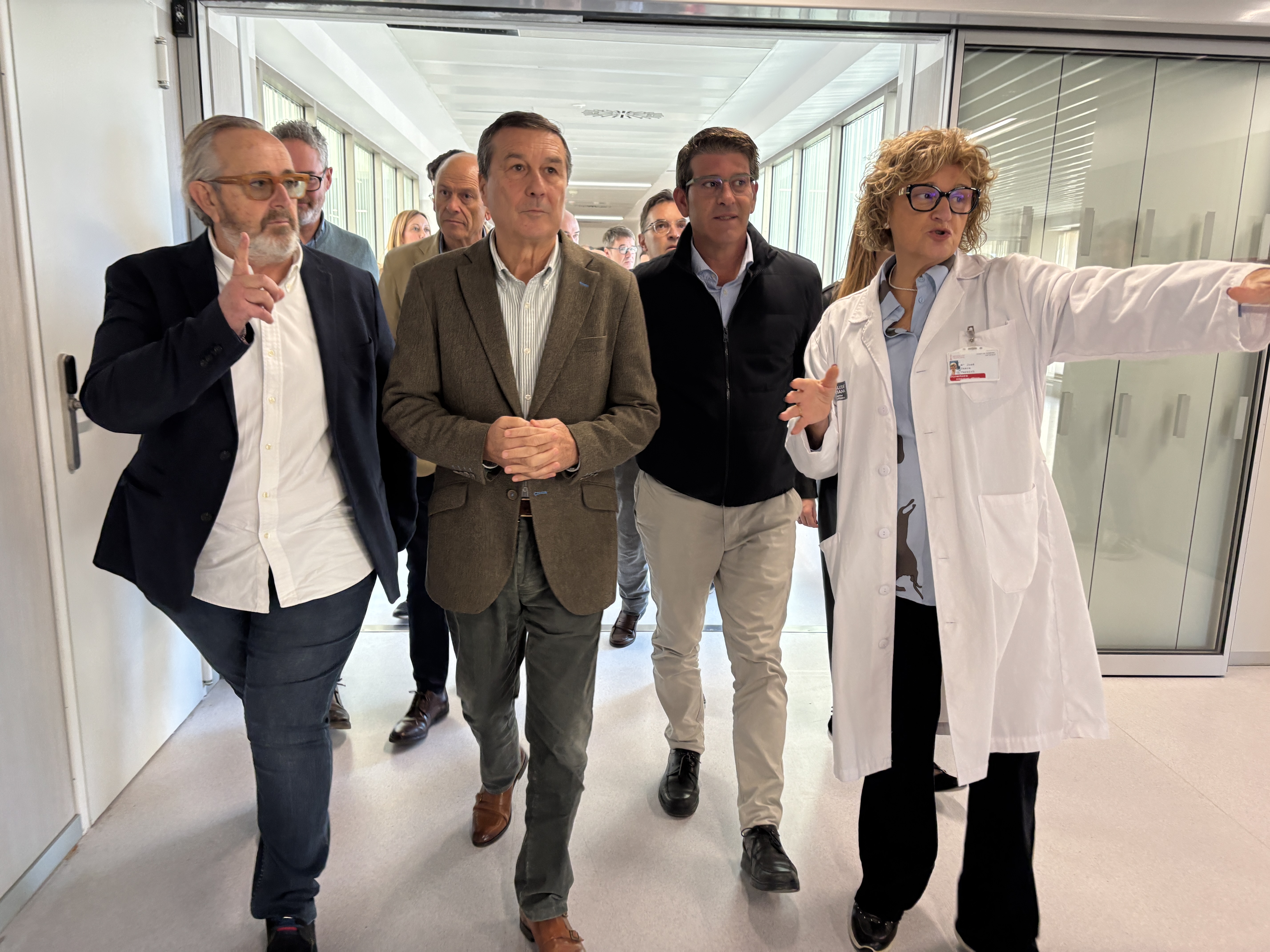 Visita del conseller Marciano Gómez a Ontinyent