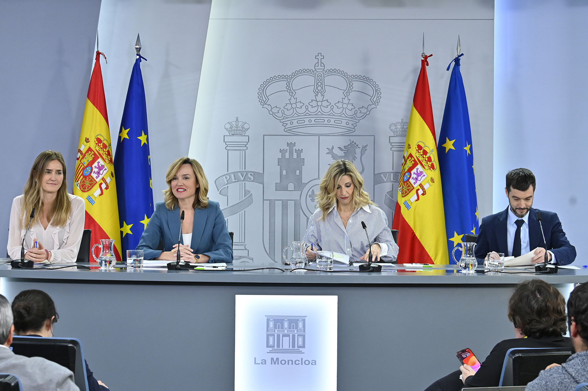 Roda de premsa del Consell de Ministres. Moncloa