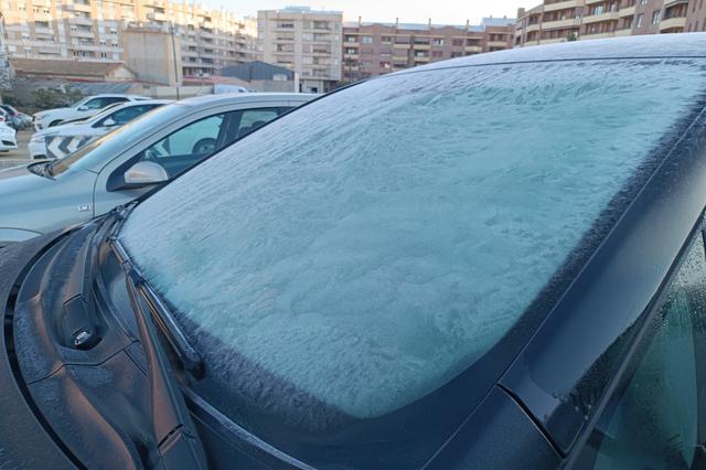 Així ha amanegut Ontinyent després d'una nit molt freda