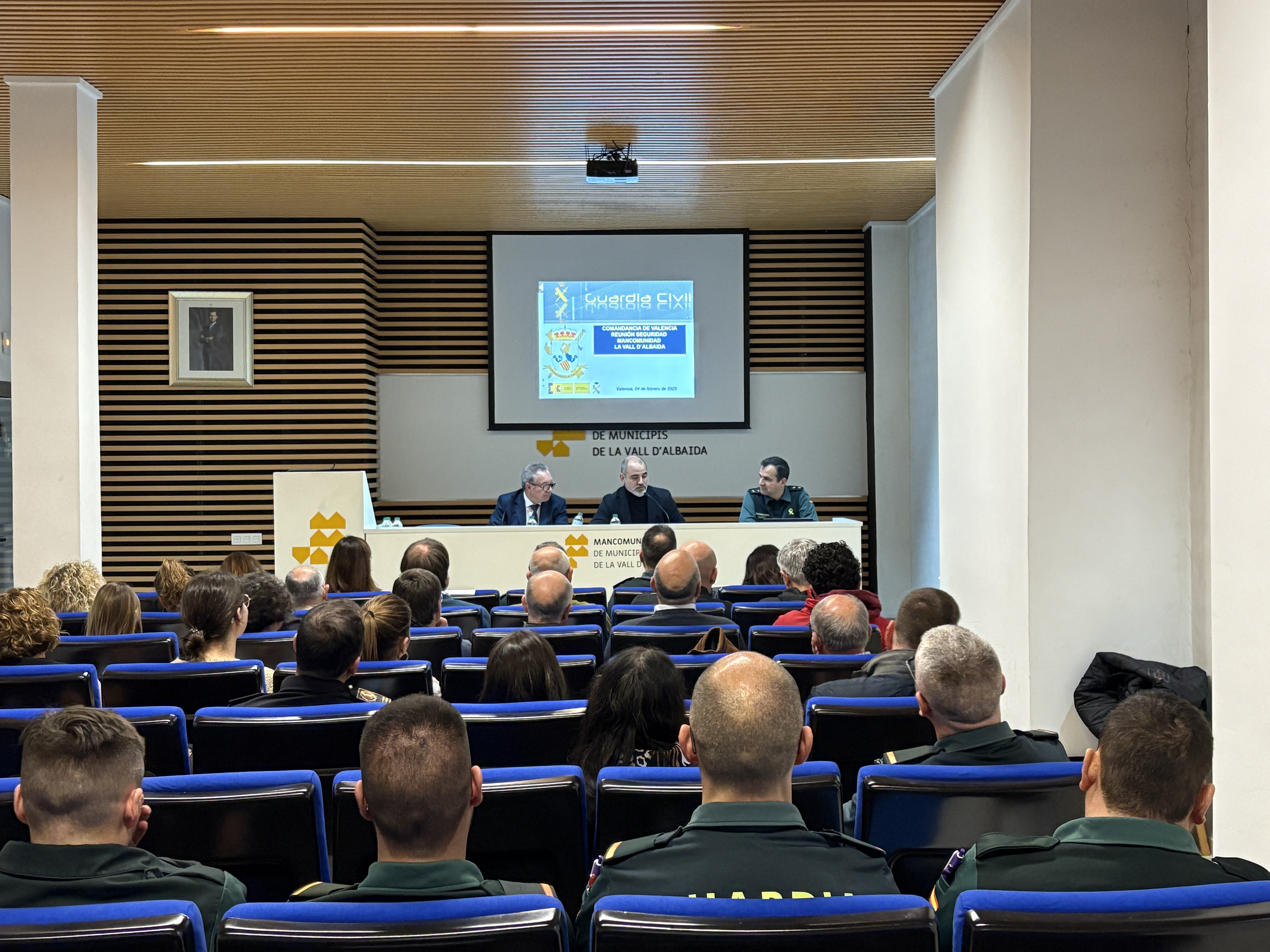 Reunión en la Mancomunitat de la Vall d'Albaida