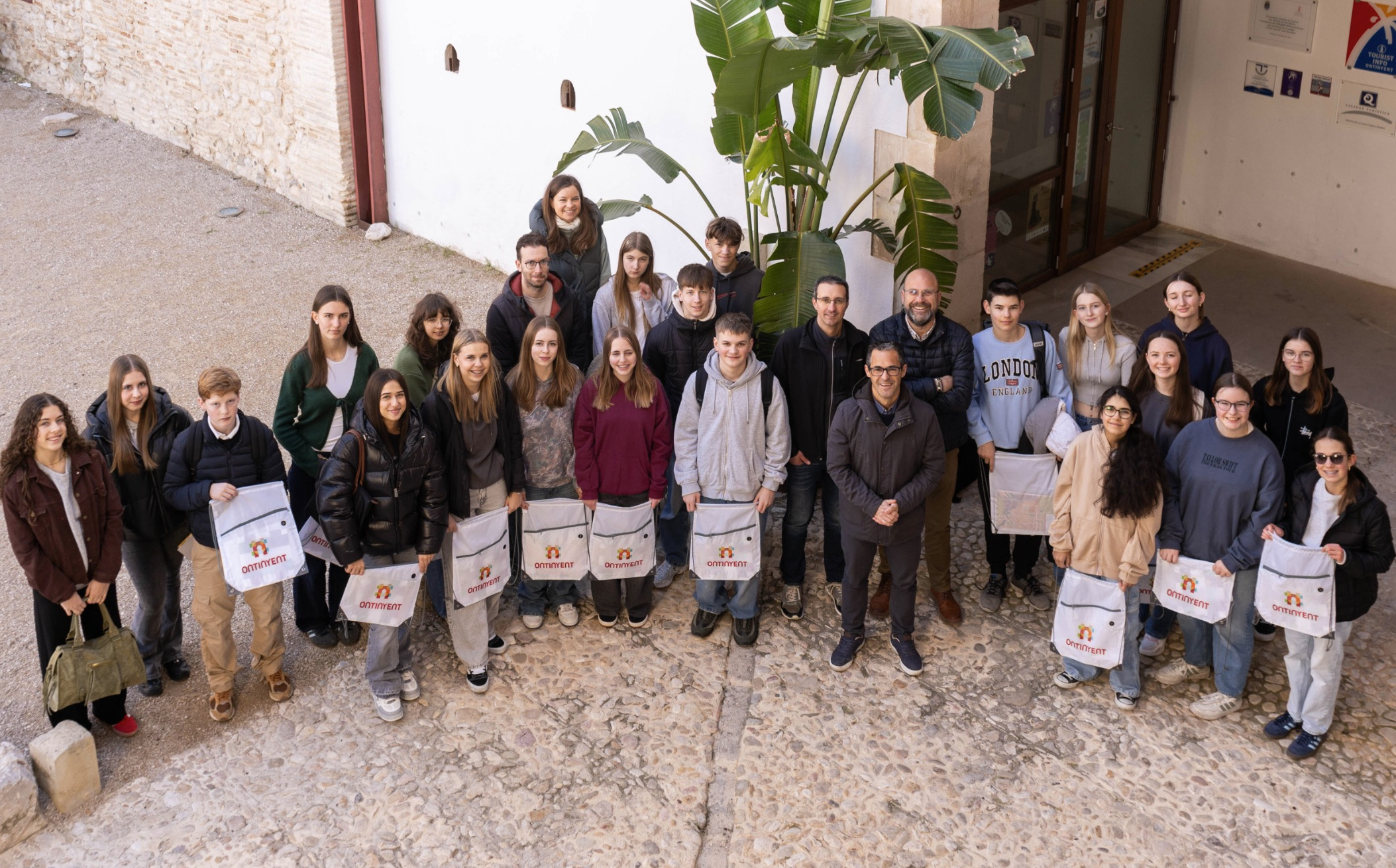 Visita d'estudiants alemanys a Ontinyent