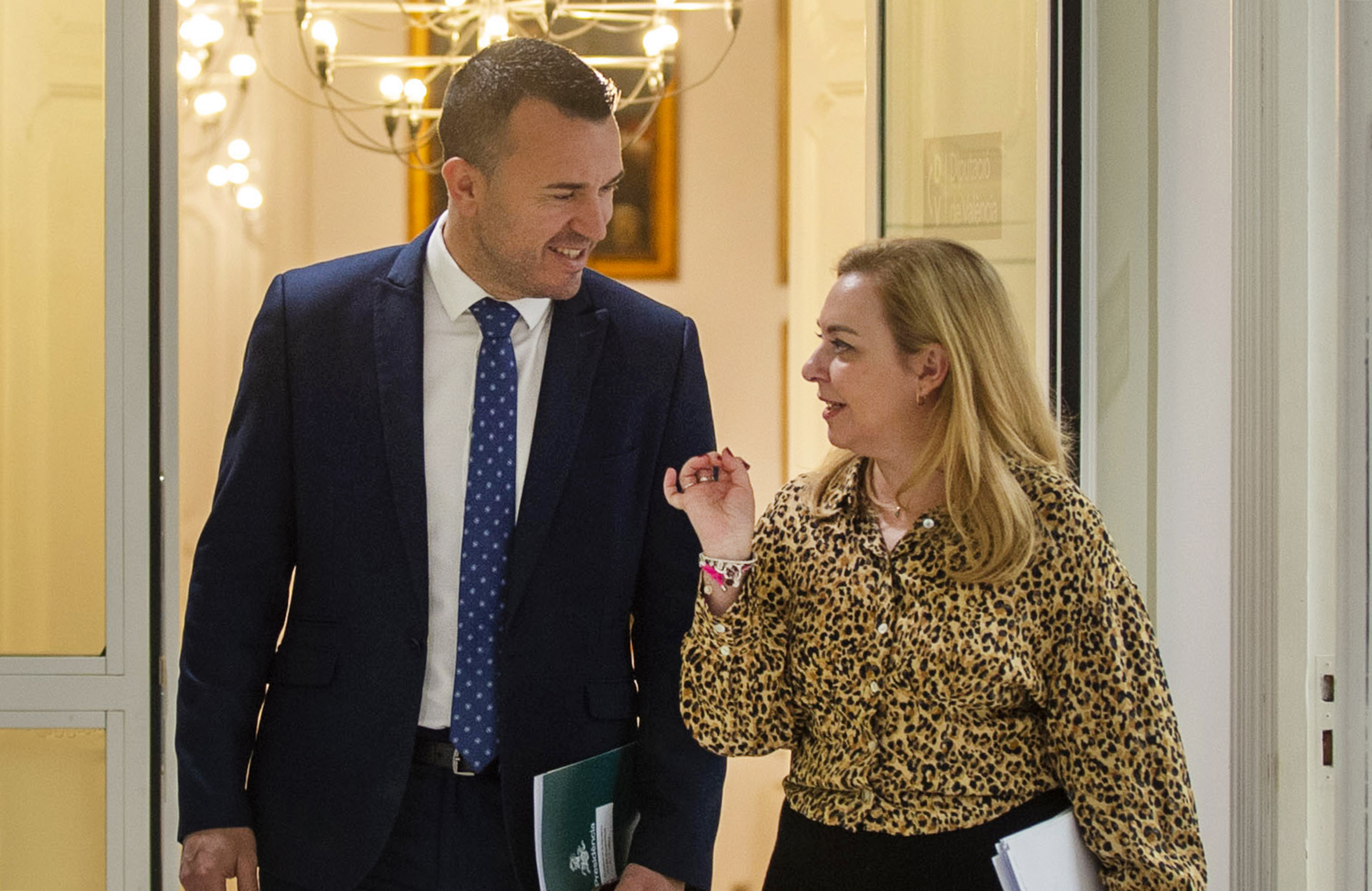 Vicent Mompó y Natalia Enguix
