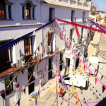 Comença el muntatge de l’Ontinyent Medieval 2025