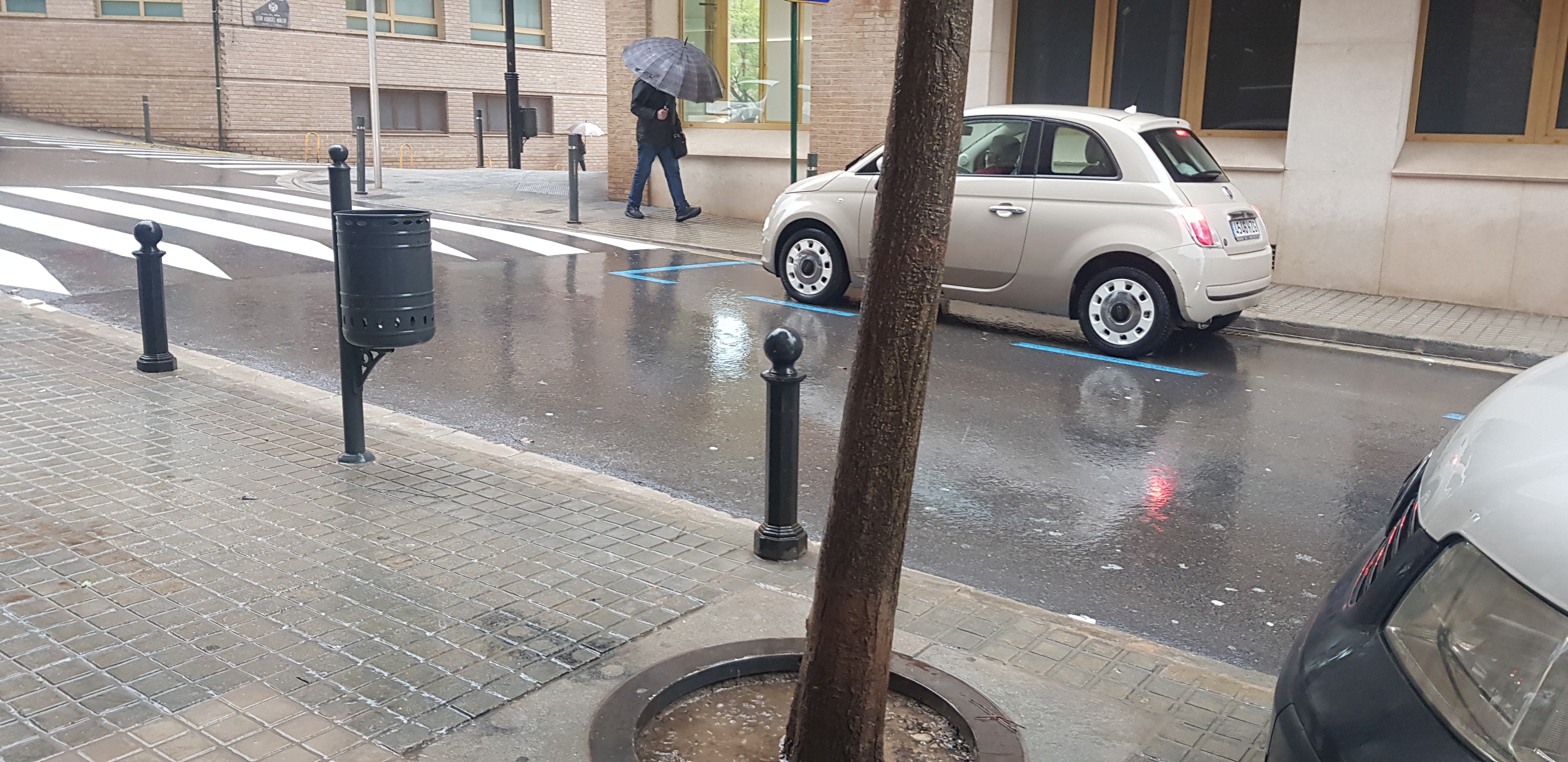 Pluja a Ontinyent. Foto: arxiu