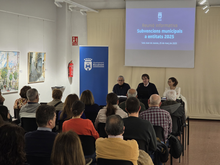 Reunión sobre las subvenciones municipales