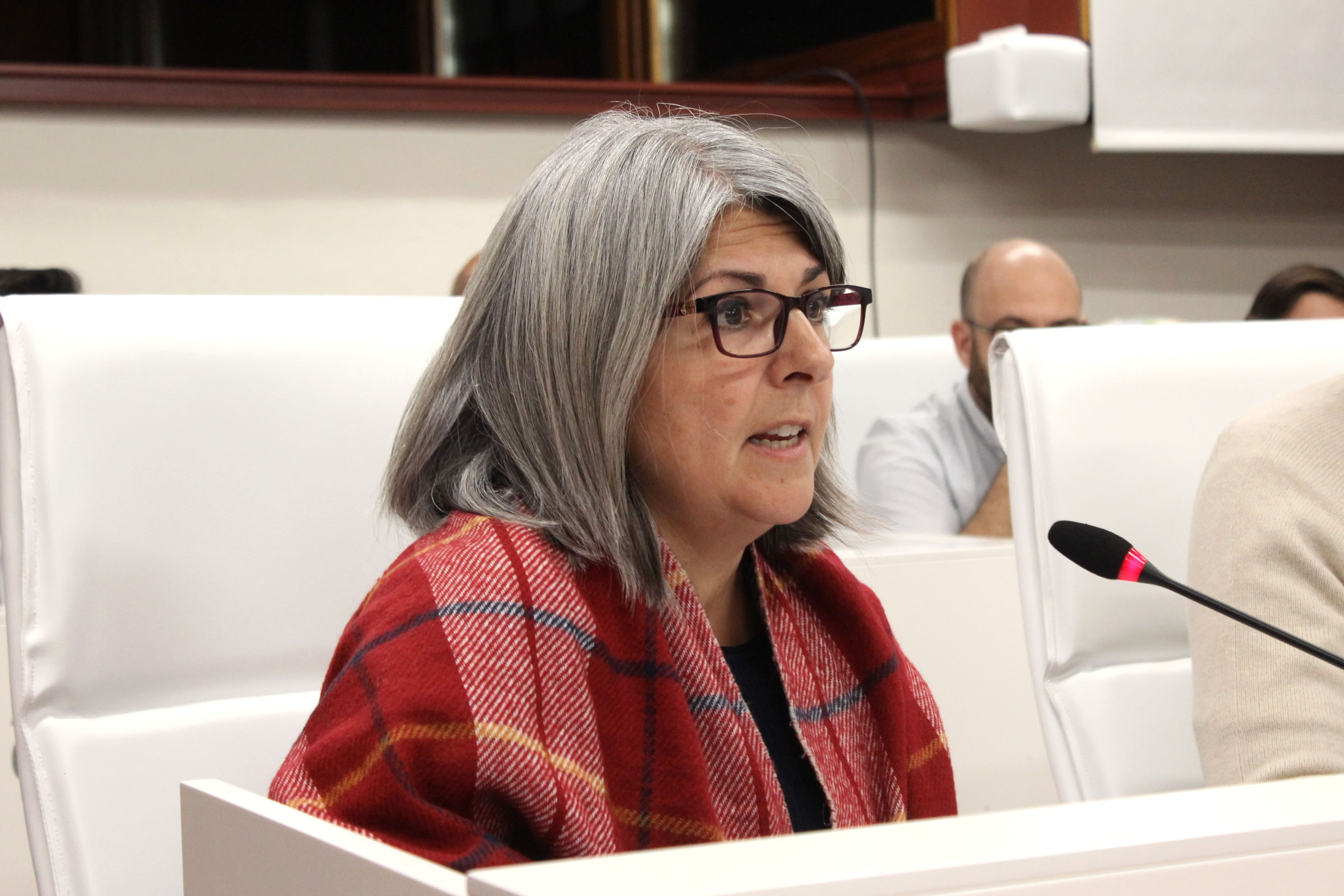 La regidora Helena Gandía