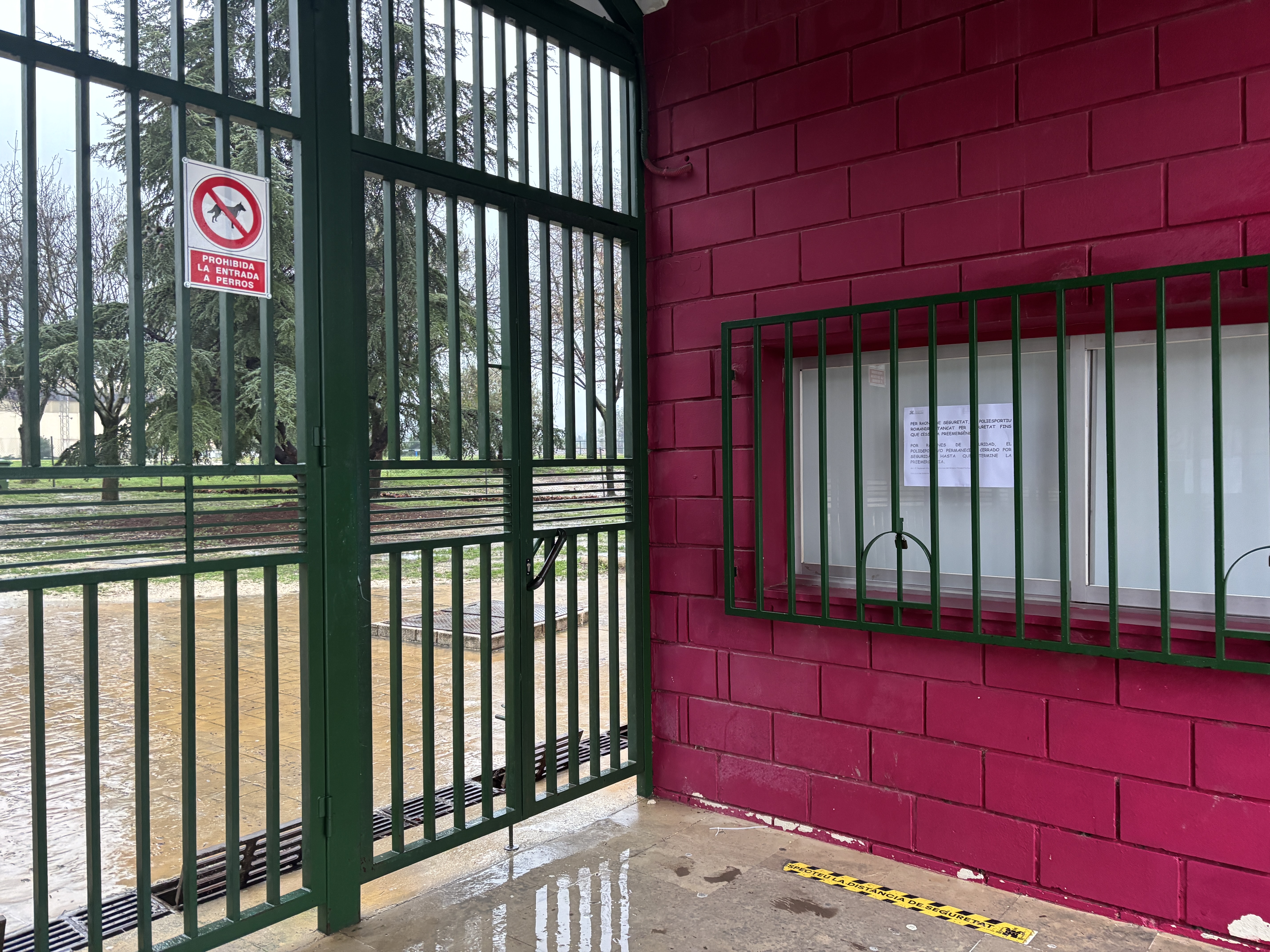 Les instal·lacions esportives estaran tancades
