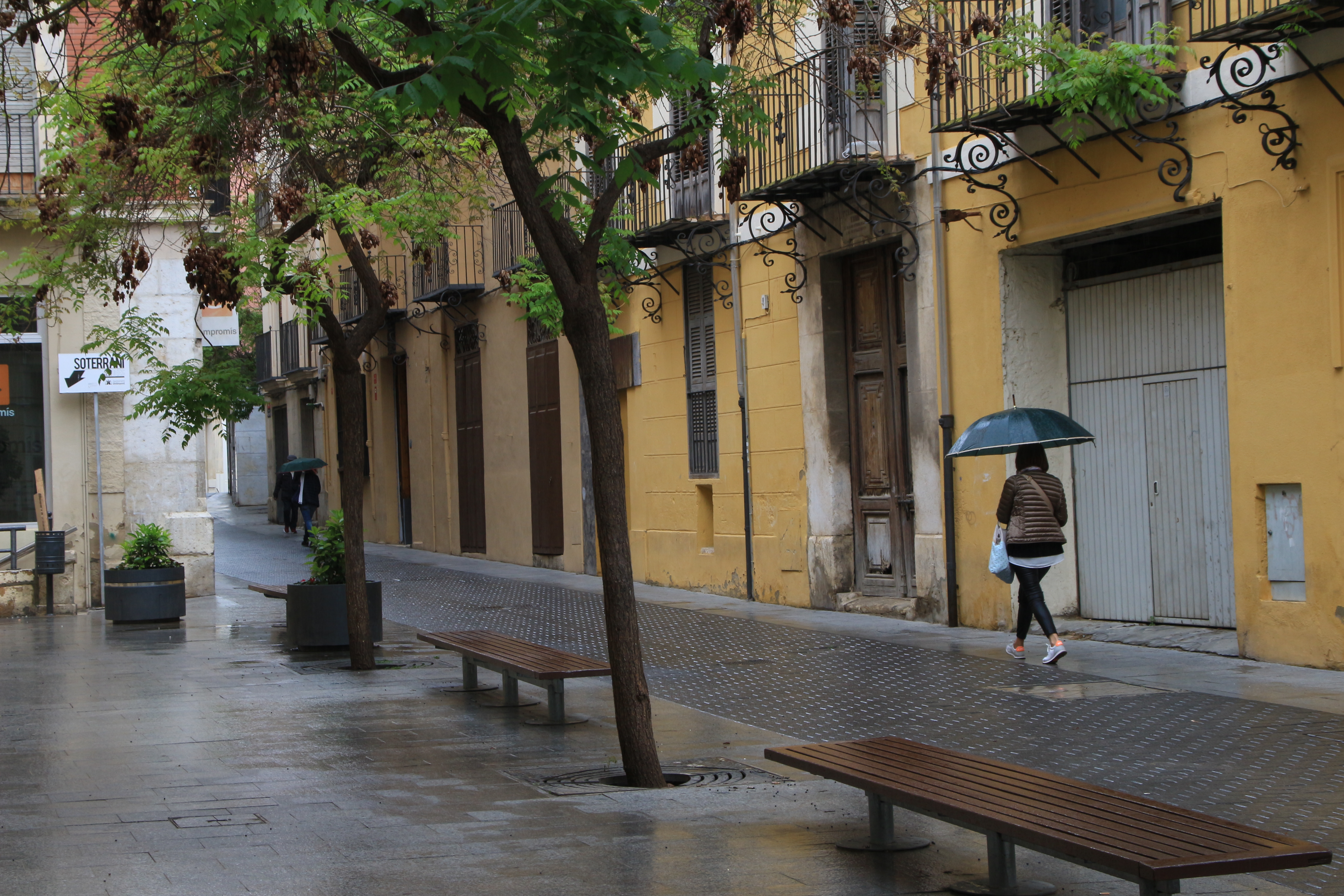 Pluja en Ontinyent. Foto: arxiu