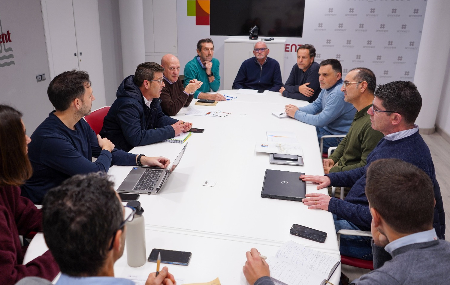 Reunió de seguiment de les obres de l'IES l'Estació