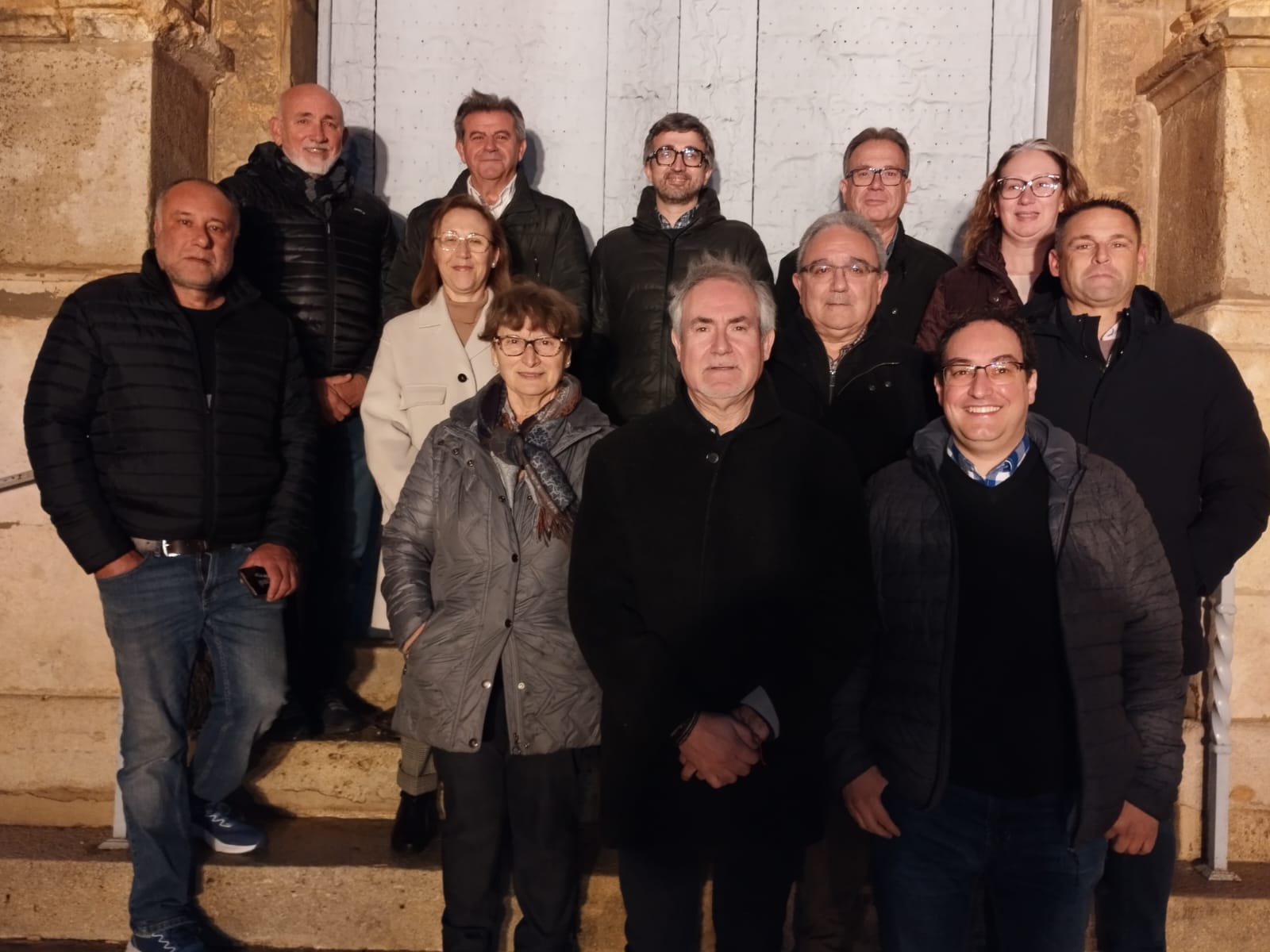 J. A. Tortosa i la seua junta