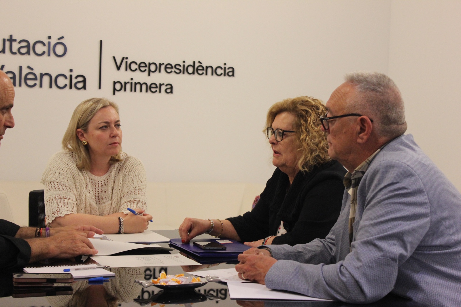 Reunió entre Natalia Enguix i Pepa Prats