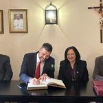 Andrés Navalón pregona la Setmana Santa d'Ontinyent
