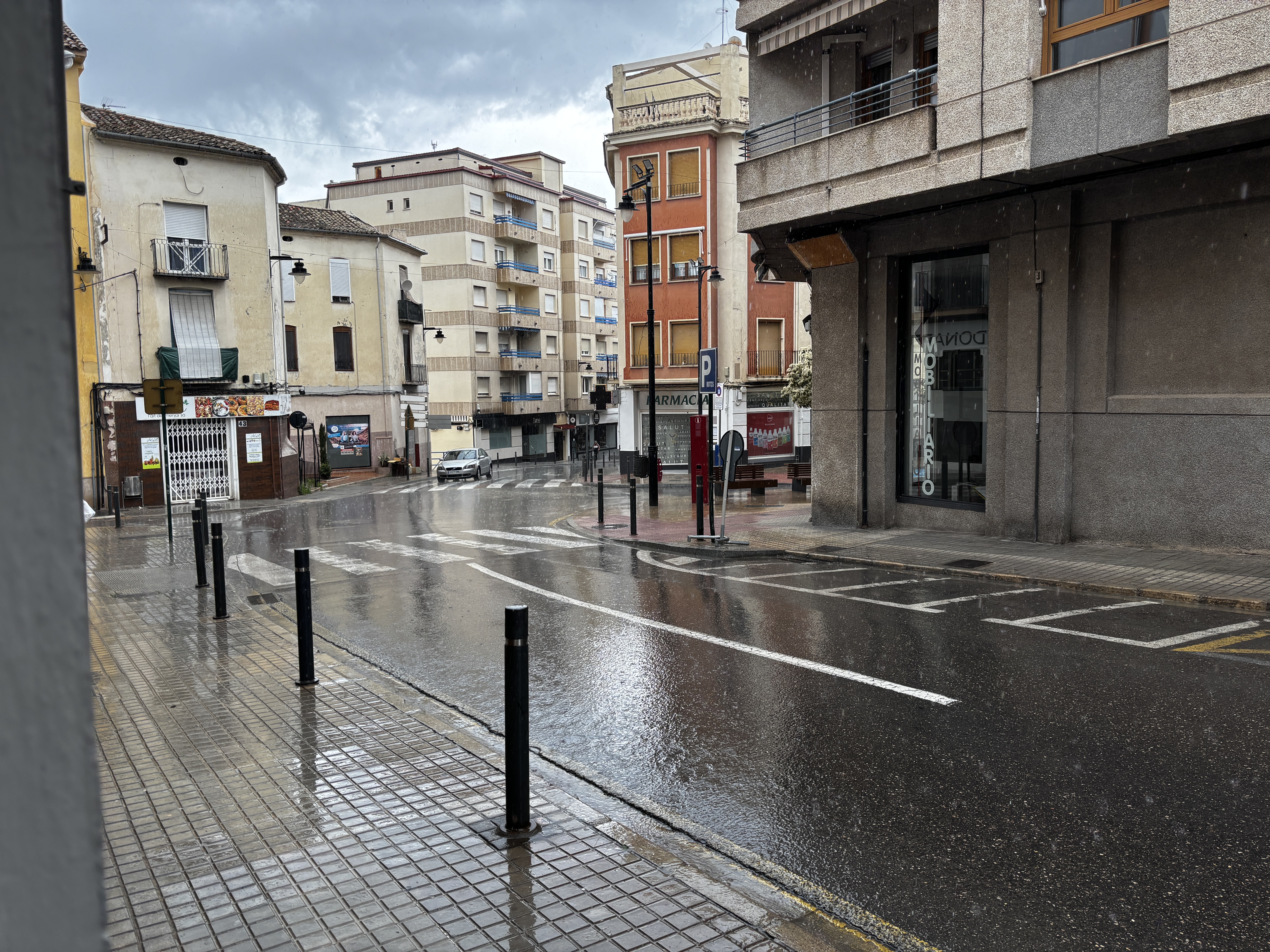 Pluja a Ontinyent hui dimarts