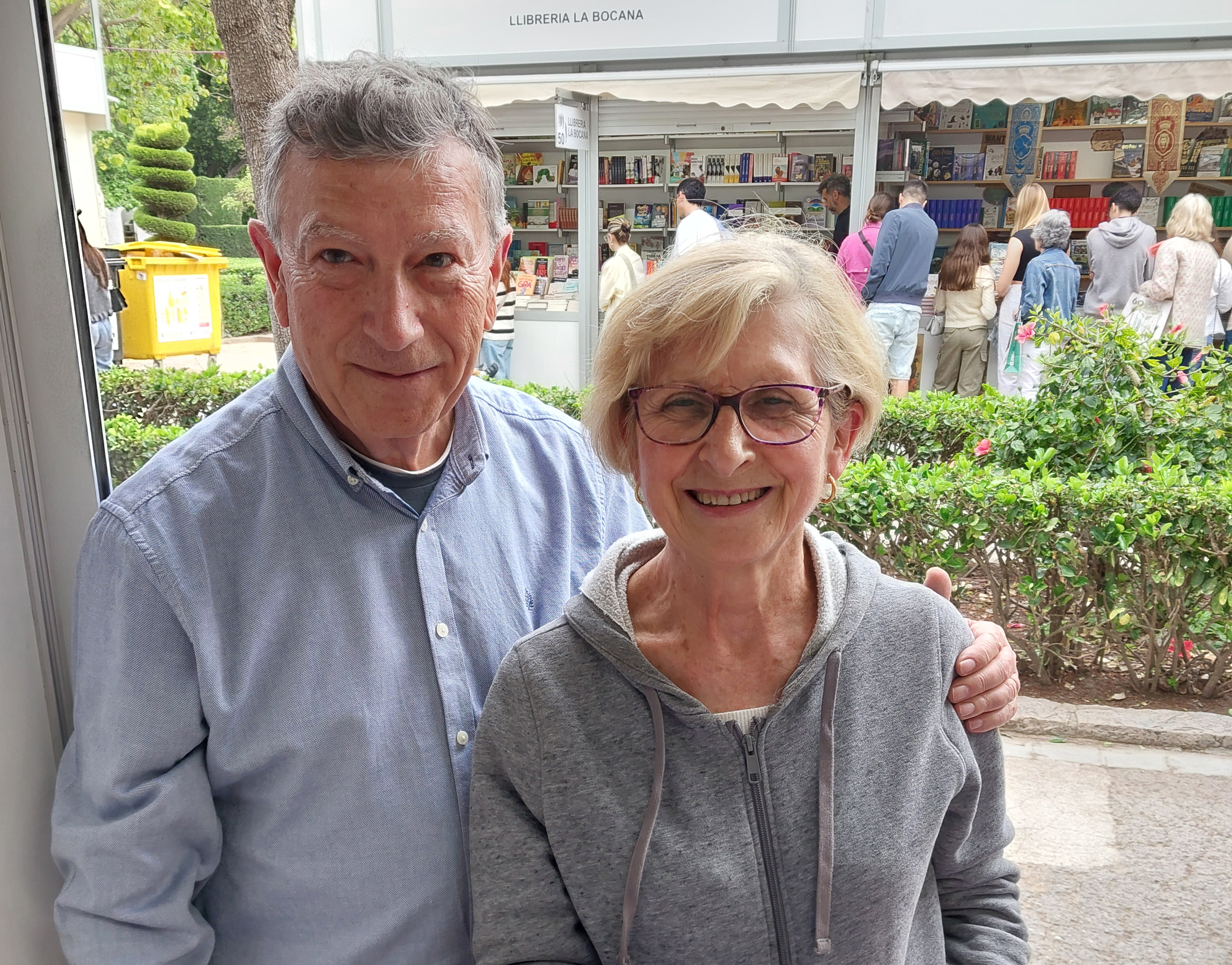 Rafael Belda, en la Feria del Libro