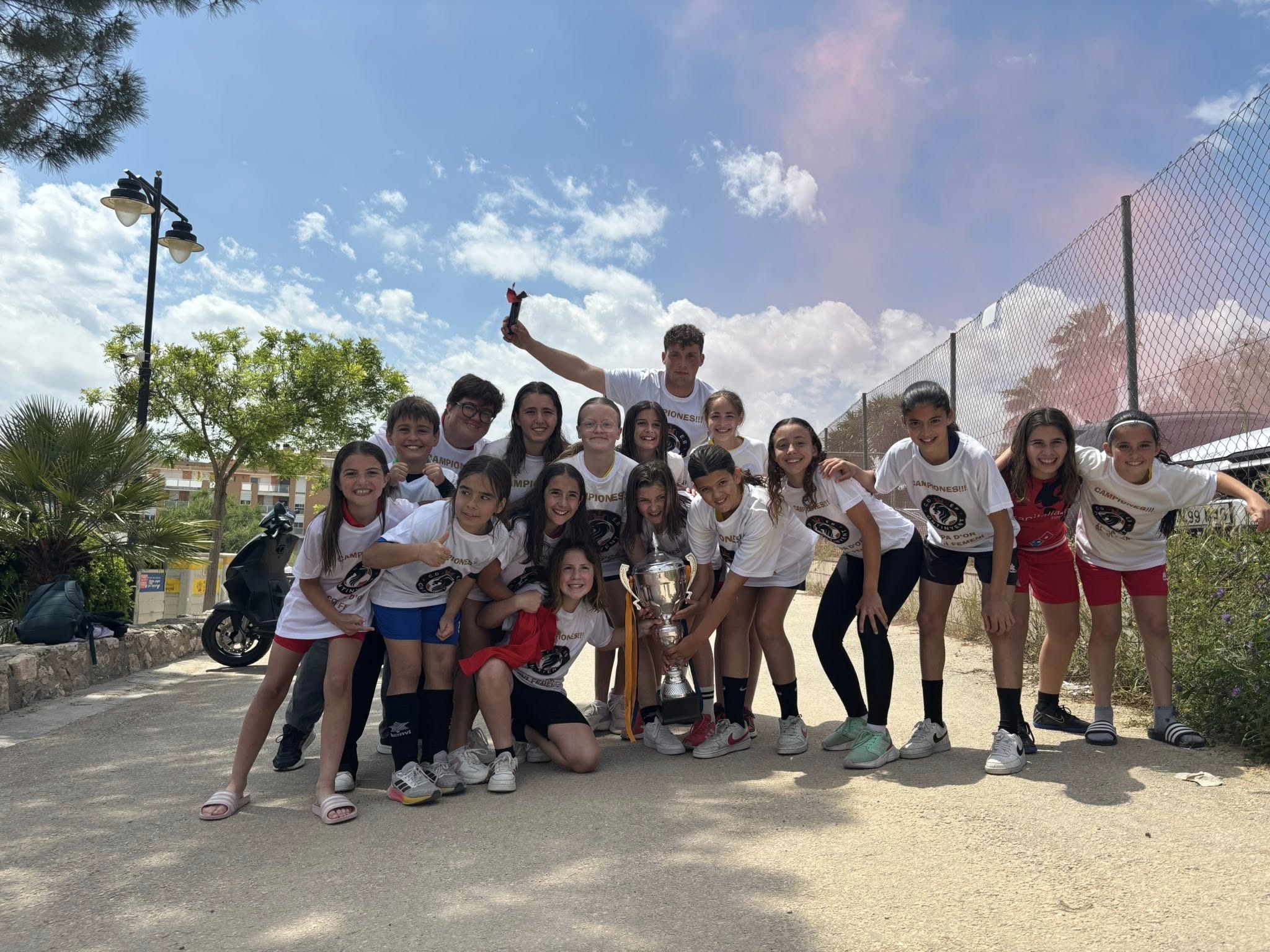 Alevín femenino del CDEB Ontinyent