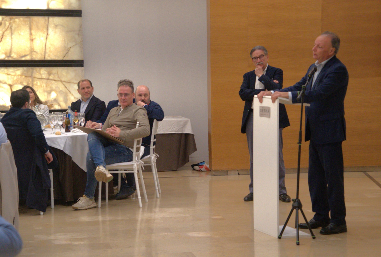 Salvador Navarro, president de CEV, també ba assistir a l'acte