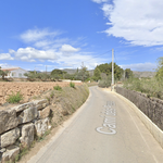 Accident entre un cotxe i una moto en el camí dels Presos, Ontinyent
