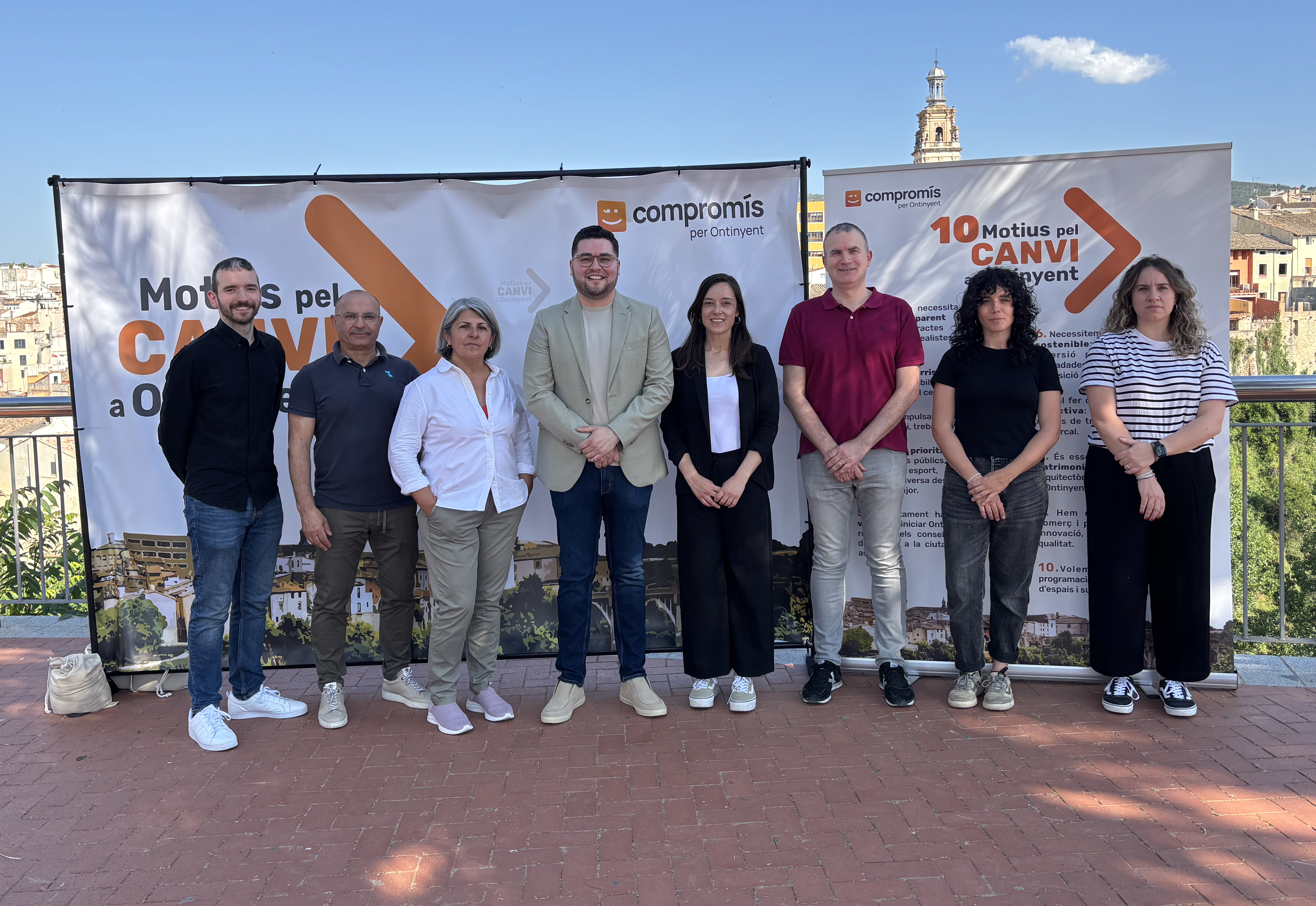 Regidors i membres de l'executiva de Compromís per Ontinyent