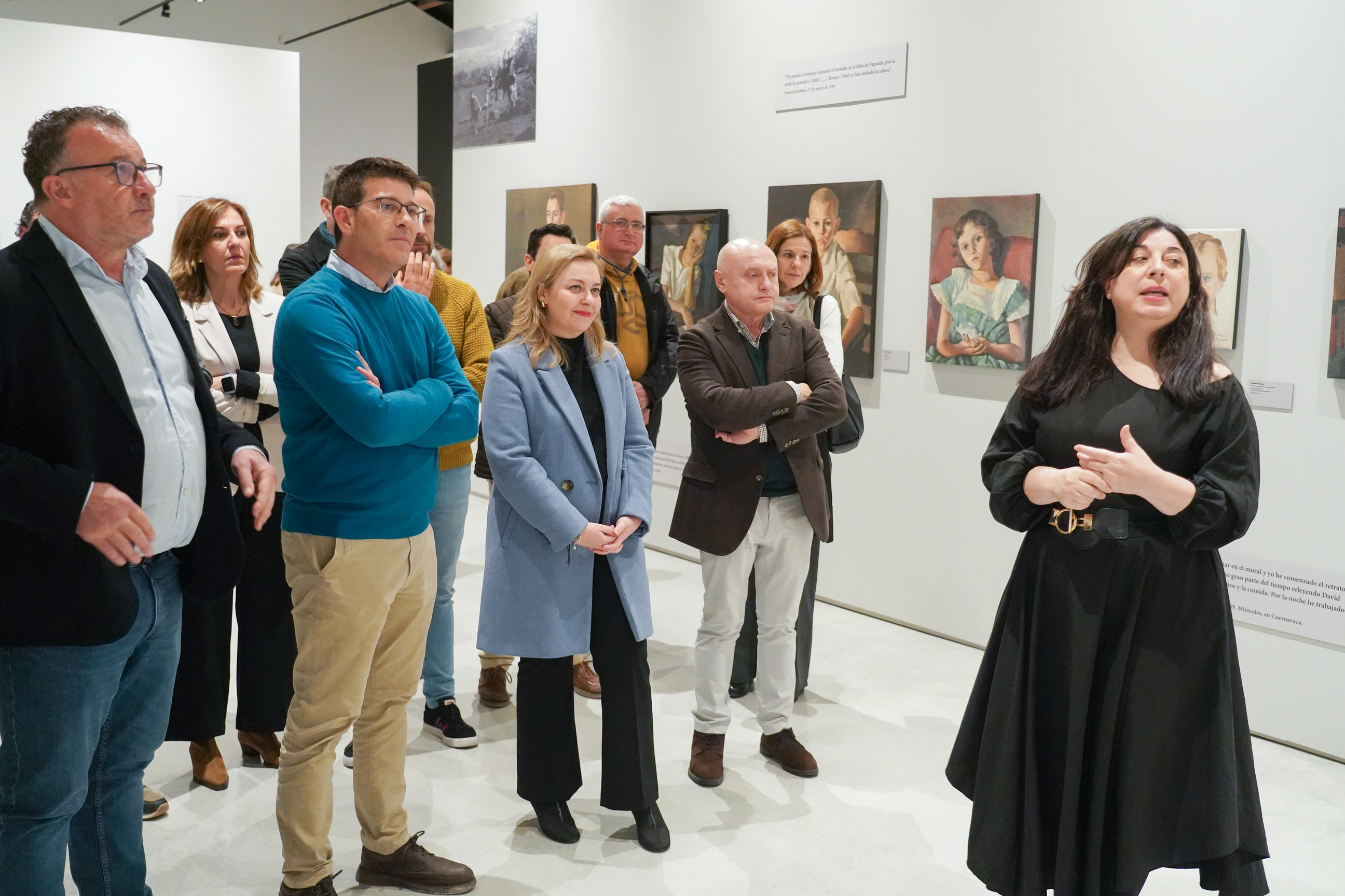 Inauguración de la exposición dedicada a Manuela Ballester