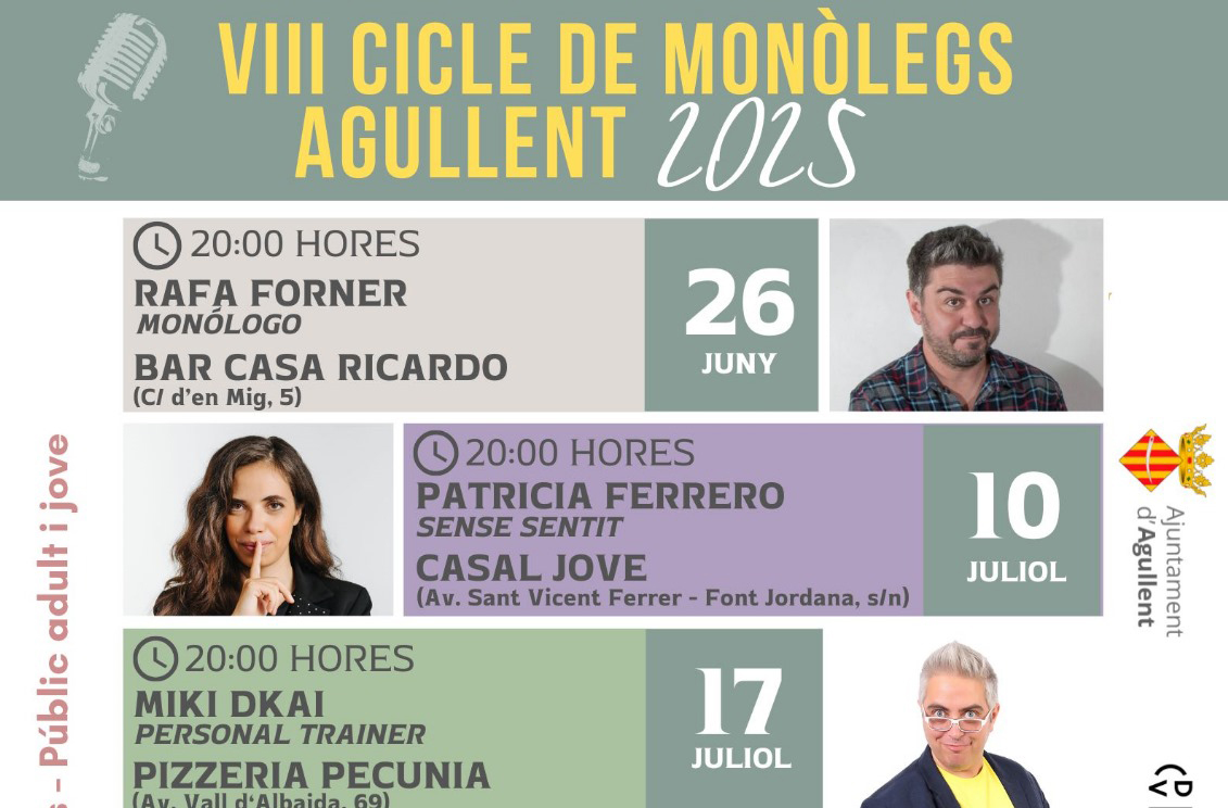 Cartell del Cicle de Monòlegs i màgia