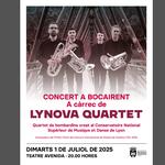 Bocairent acull un concert del quartet de bombardins "LyNova"
