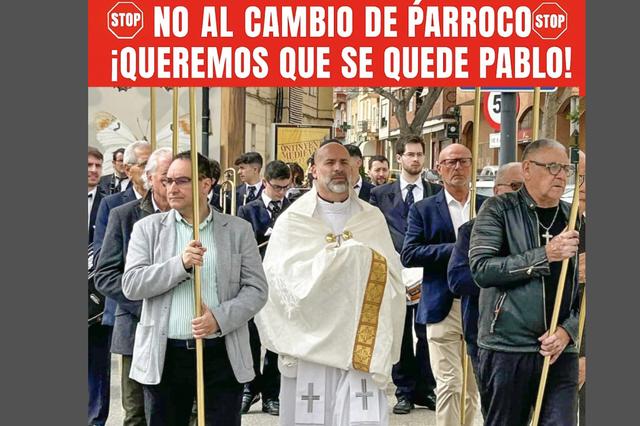 Feligresos de Sant Rafael es manifesten contra el canvi del seu rector