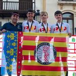 Mateo Ferrero, campeón de España de ciclismo adaptado como piloto 