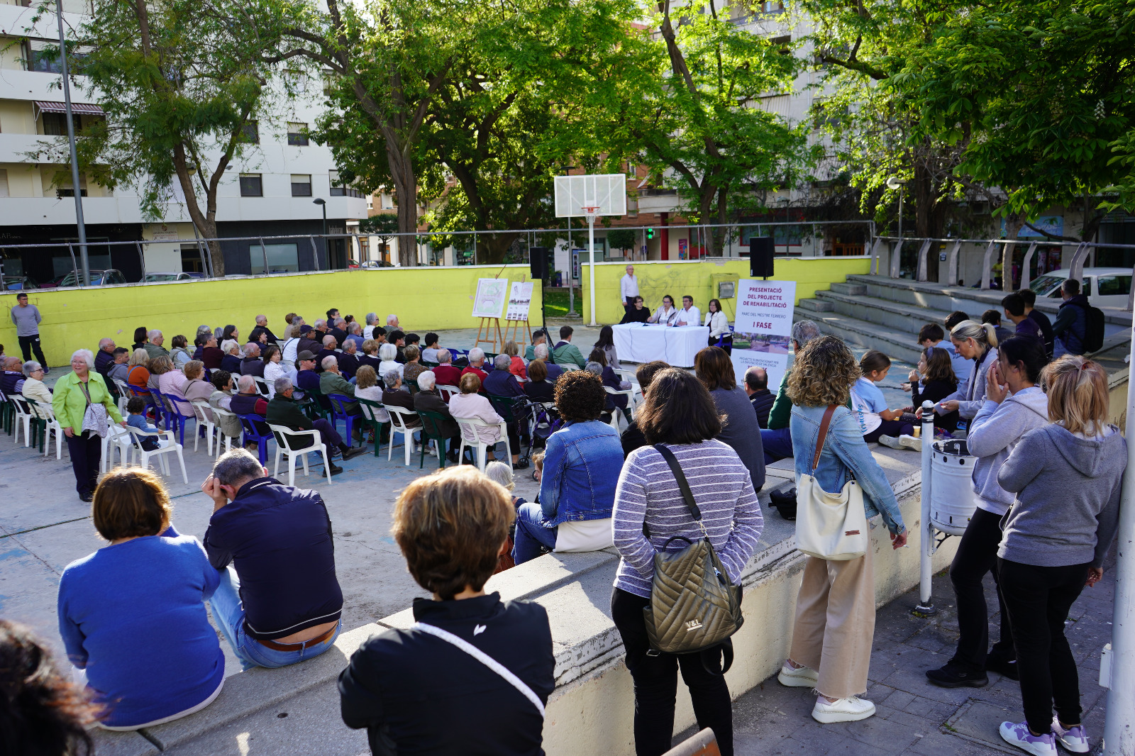 Presentació del projecte de reforma del parc